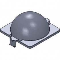 Kit de 10 diffuseurs Dome fumé VC-Dot4