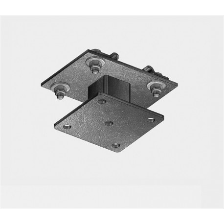 Adapter bracket for "I" beam to IFF rail system