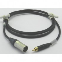 Câble modulation XLR3M/Cinch mâle 2m