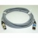 Câble DMX512 GRIS  XLR5 1m