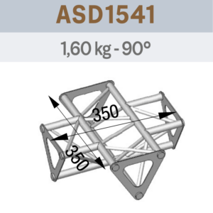 ANGLE 4D 90° SECTION 150 TRIANGULAIRE ALU