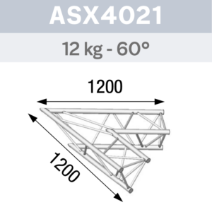 ANGLE ALU SX390 2 DÉPARTS 60°